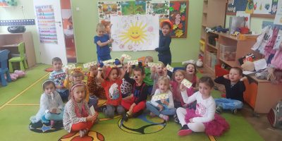 Dzień Uśmiechu w głównej siedzibie przedszkola.