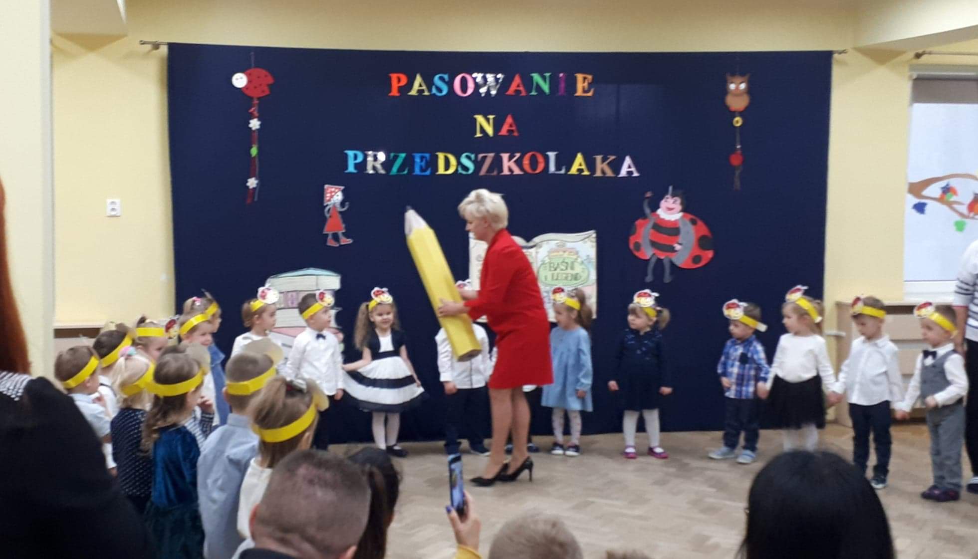 Pasowanie 3-latków z gr. „BIEDRONKI”