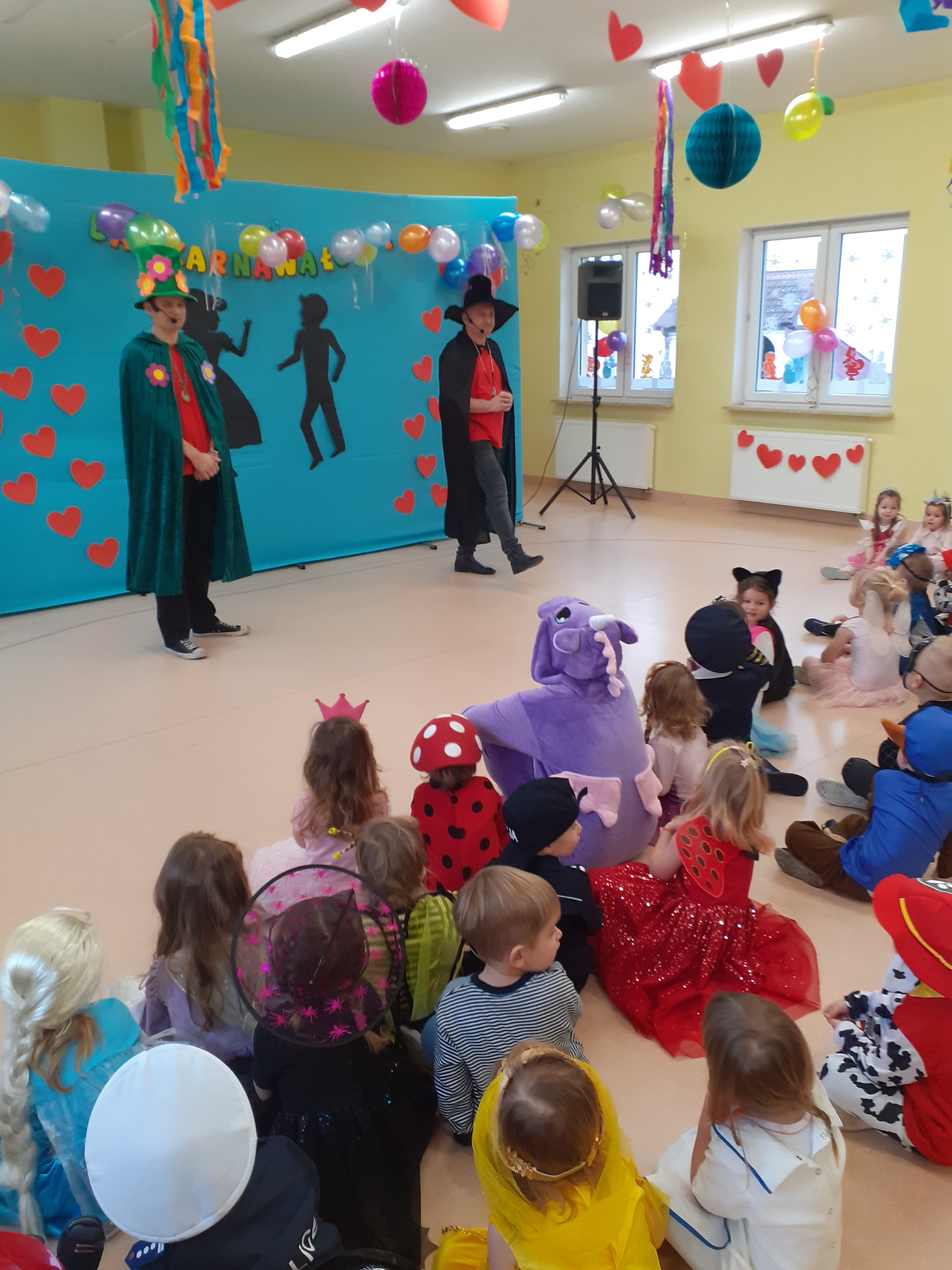 Bal Karnawałowy w II siedzibie przedszkola.